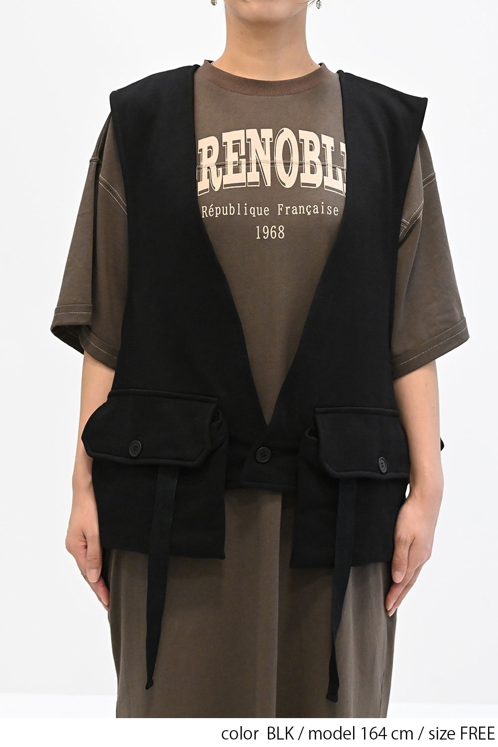 ≪SALE≫【GENTIL】裏毛ポケ付きベスト – HEART MARKET