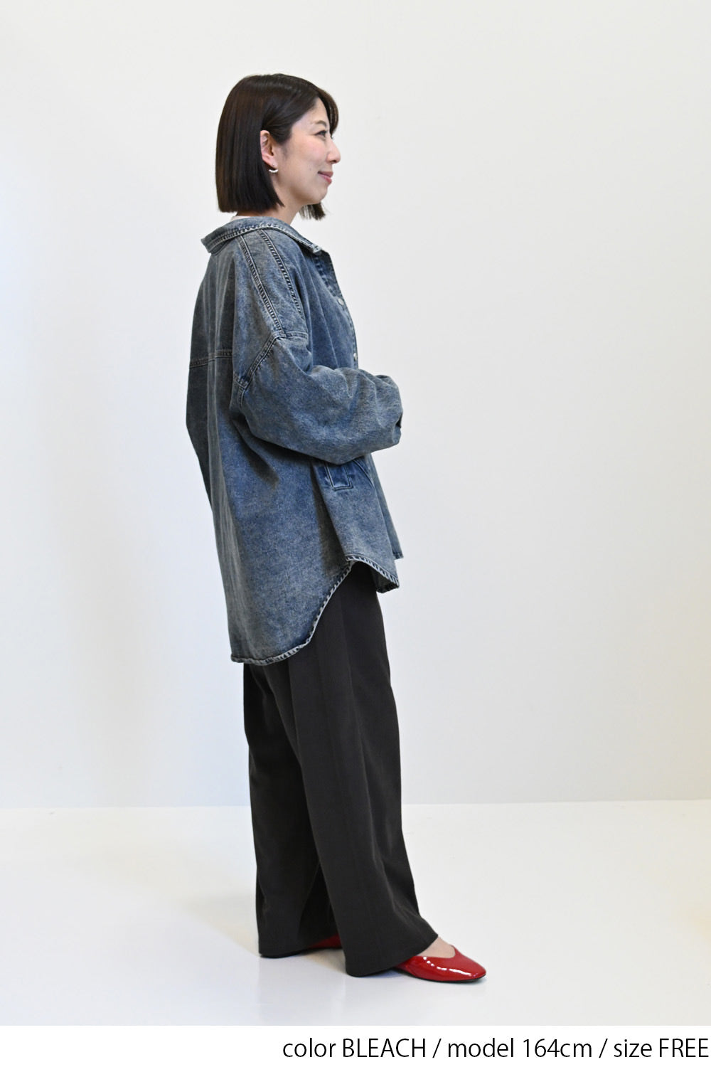 Greedy Brilliant デニムジャケット  Healthydenim Healthy DENIM】 Bran(ブラン)オーバーサイズデニムジャケット