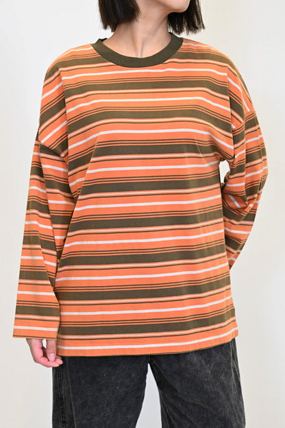 【GENTIL】マルチボーダーロンTee