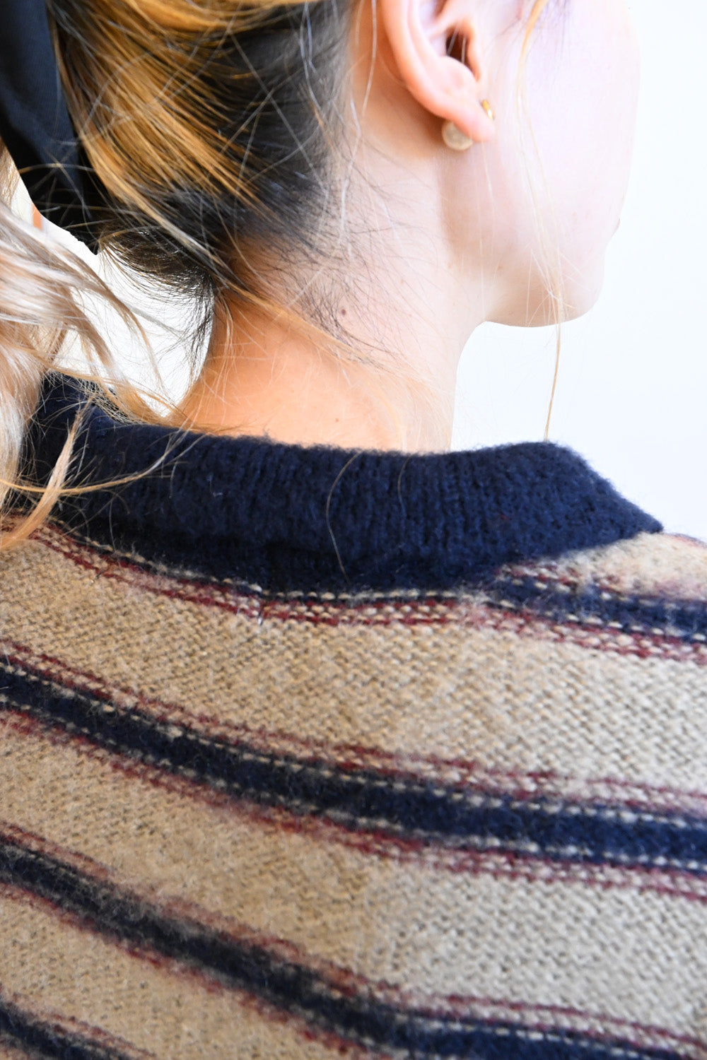 ≪SALE≫【GENTIL】Multi-Stripe Skipper Knit