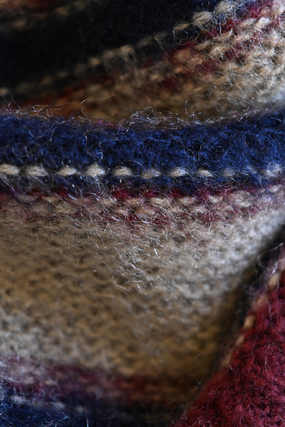 ≪SALE≫【GENTIL】Multi-Stripe Skipper Knit
