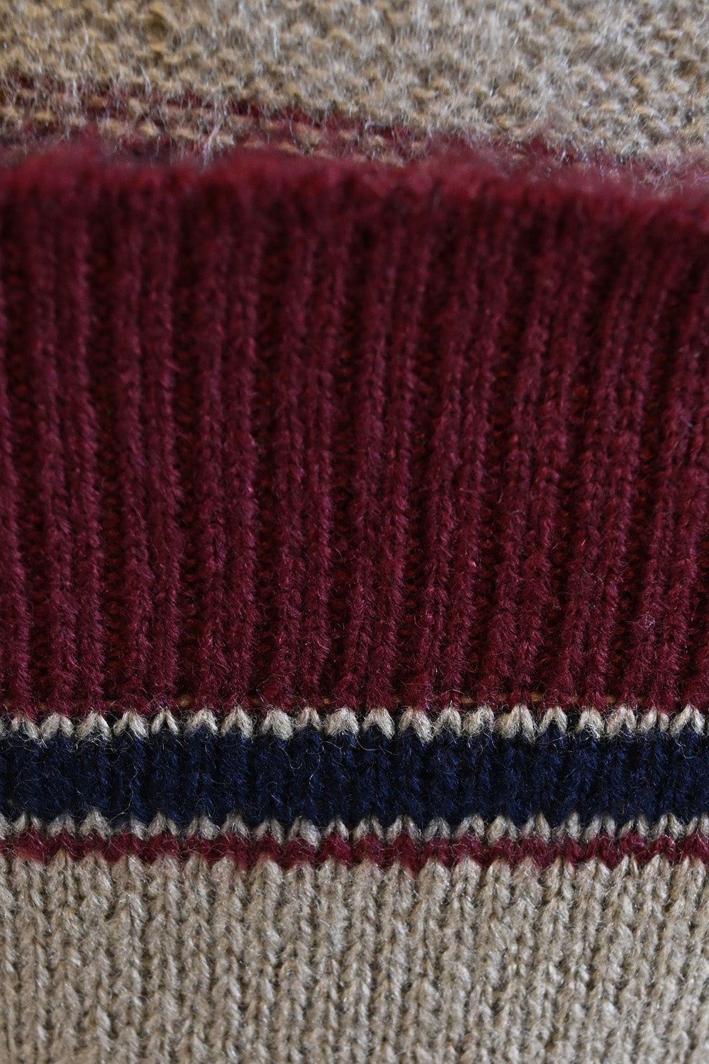 ≪SALE≫【GENTIL】Multi-Stripe Skipper Knit