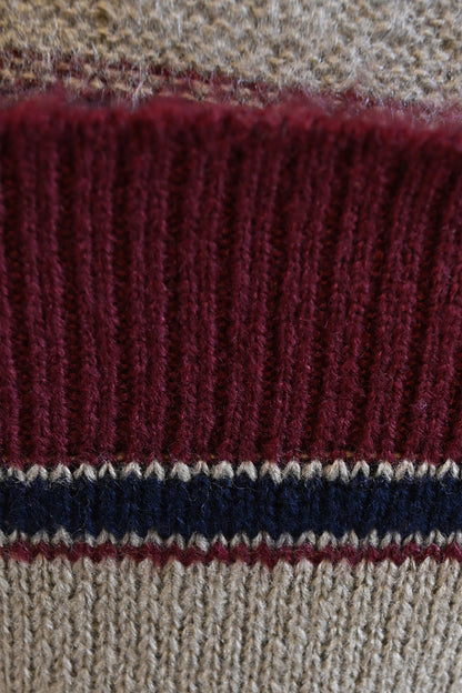 ≪SALE≫【GENTIL】Multi-Stripe Skipper Knit
