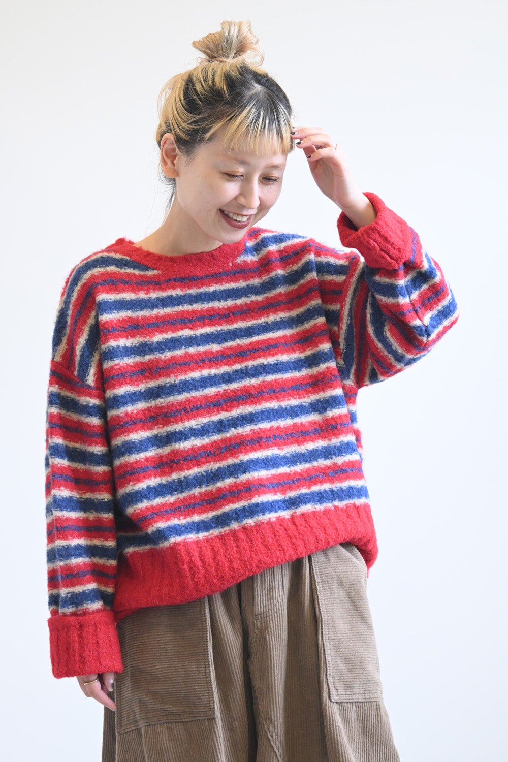 10月27日入荷》【GENTIL】マルチボーダーKnit – HEART MARKET
