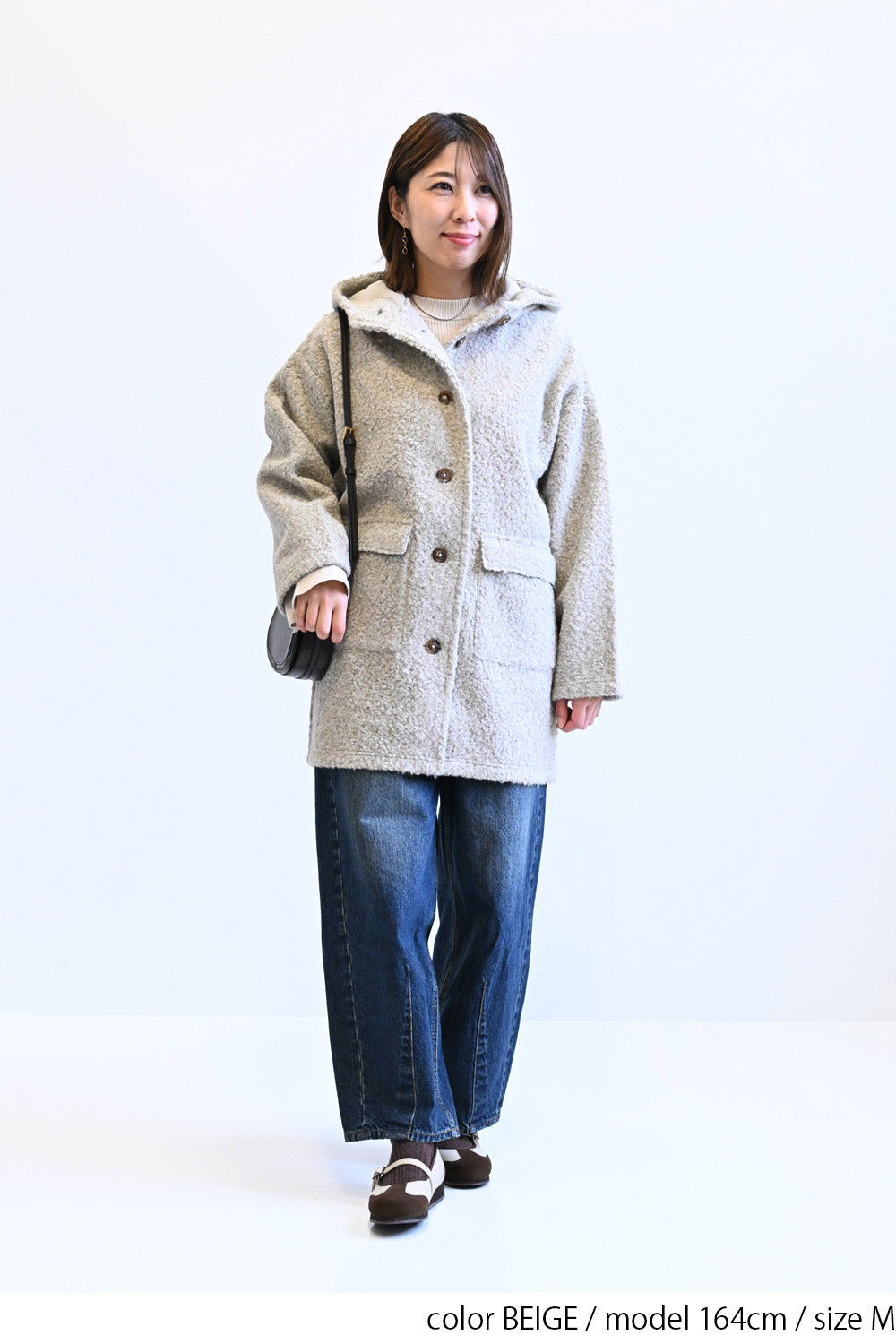 BEIGE / 164cm / M