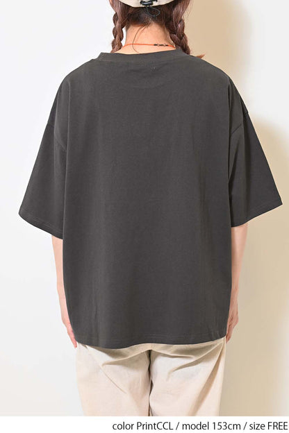 ≪SALE≫【KAKELA&TRANQUIL】Wrestler Embroidered Tee