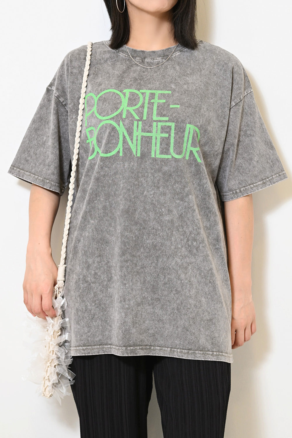 ≪SALE≫【KAKELA&TRANQUIL】Logo Print Long Tee