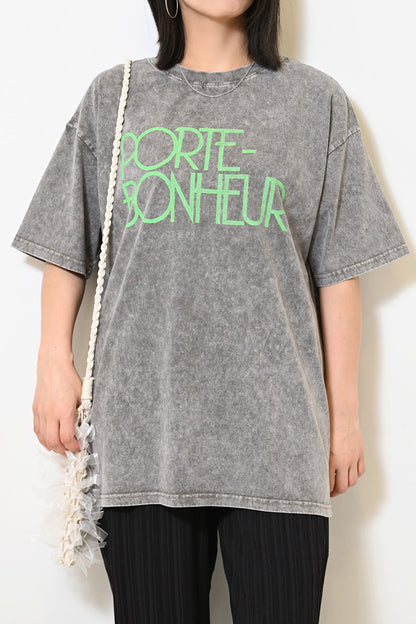 ≪SALE≫【KAKELA&TRANQUIL】Logo Print Long Tee