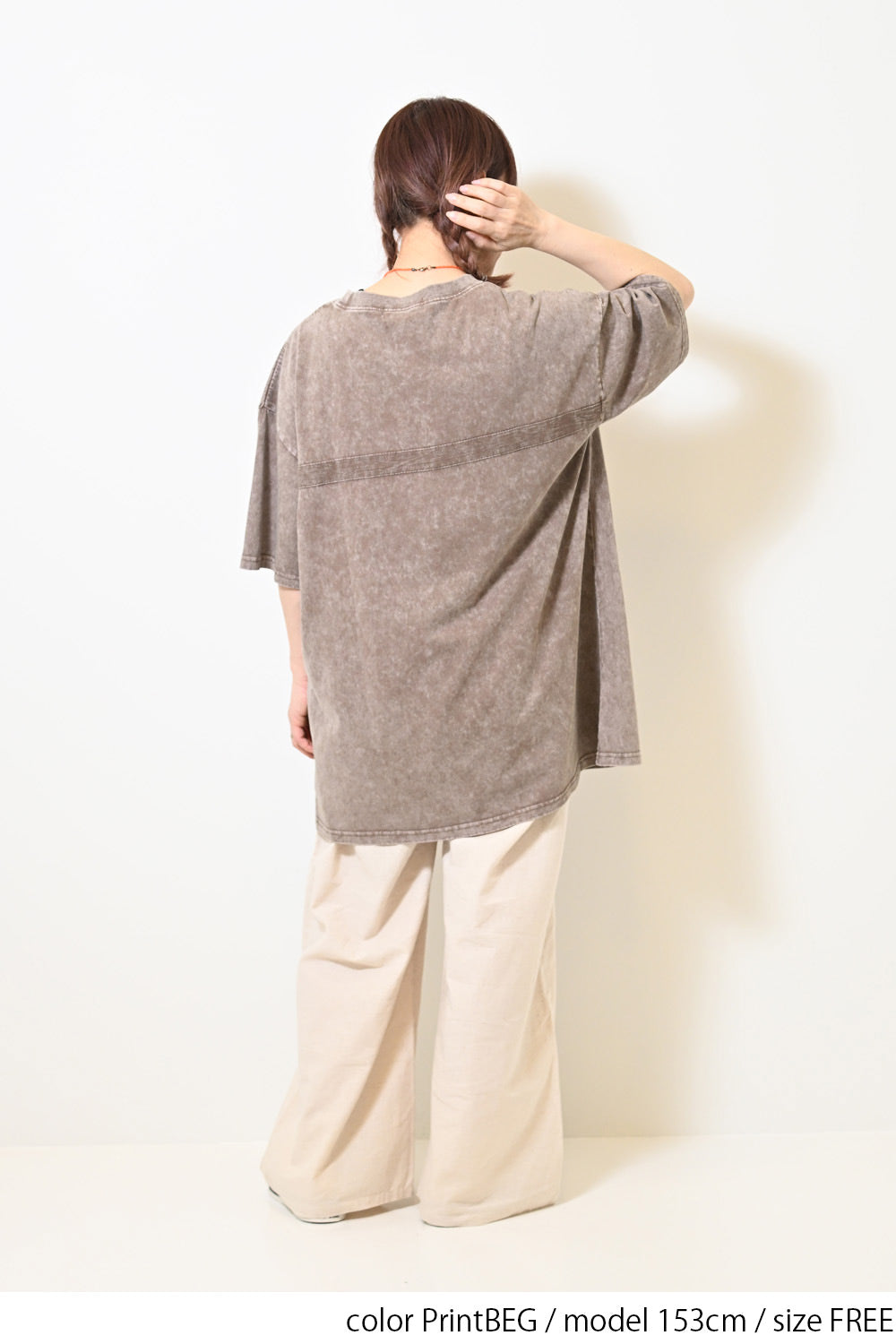 ≪SALE≫【KAKELA&TRANQUIL】Logo Print Long Tee