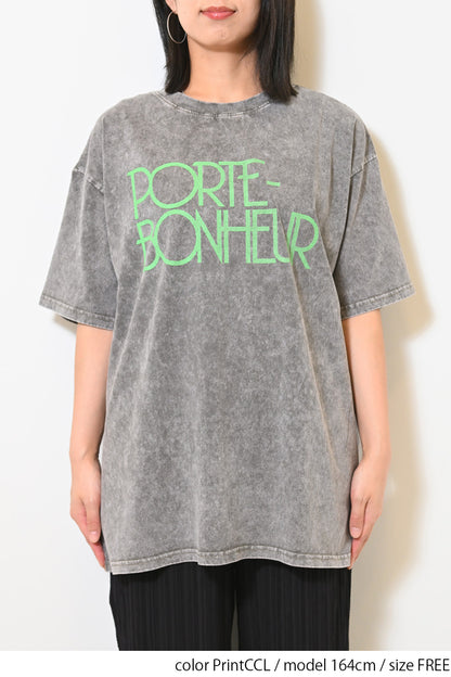 ≪SALE≫【KAKELA&TRANQUIL】Logo Print Long Tee