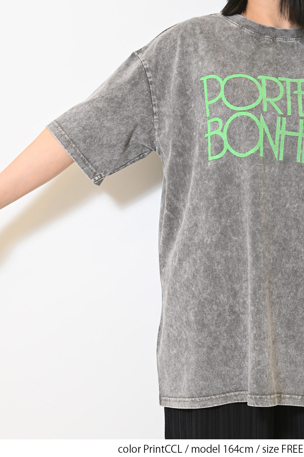 ≪SALE≫【KAKELA&TRANQUIL】Logo Print Long Tee