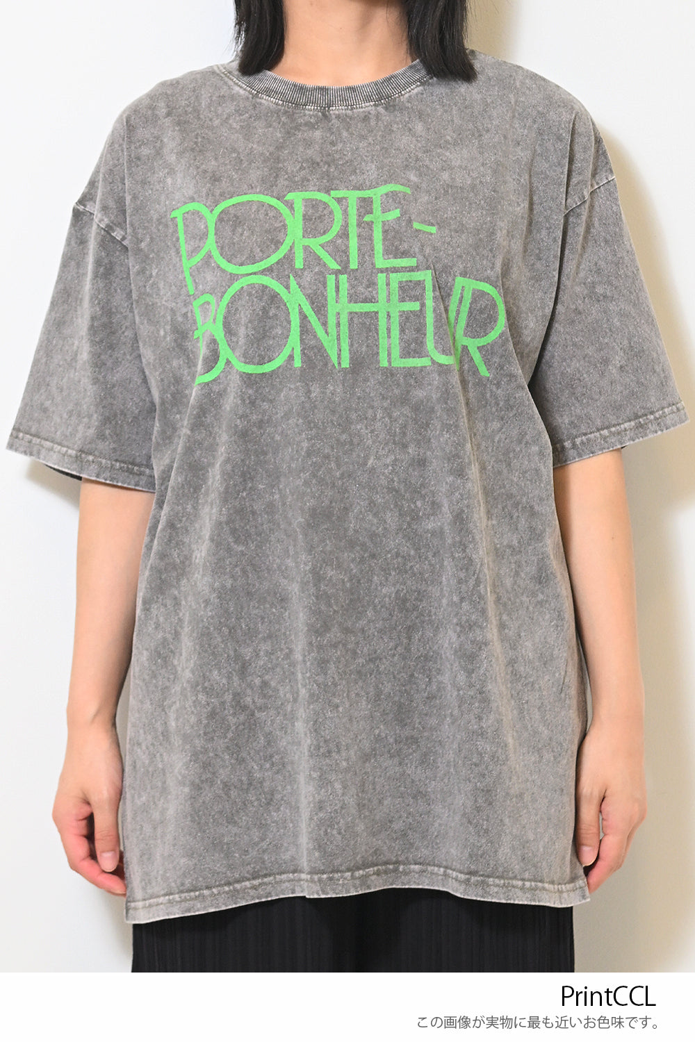 ≪SALE≫【KAKELA&TRANQUIL】Logo Print Long Tee