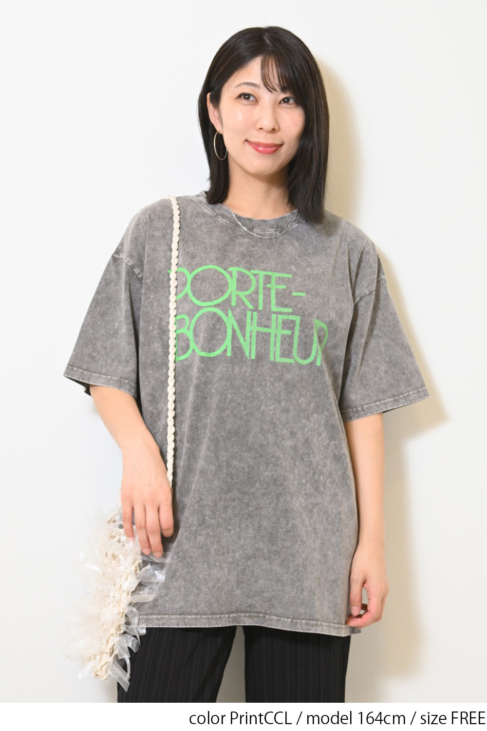 ≪SALE≫【KAKELA&TRANQUIL】Logo Print Long Tee