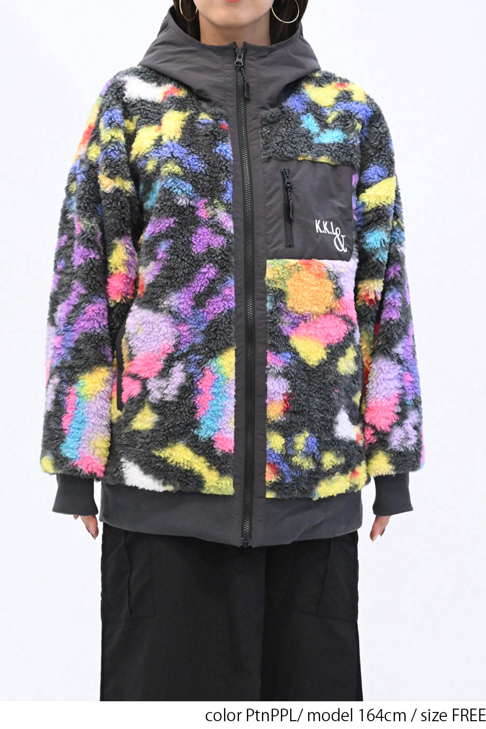 KAKELA&TRANQUIL】サイケフードZIPブルゾン – HEART MARKET