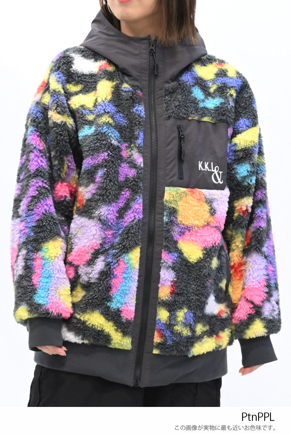 KAKELA&TRANQUIL】サイケフードZIPブルゾン – HEART MARKET