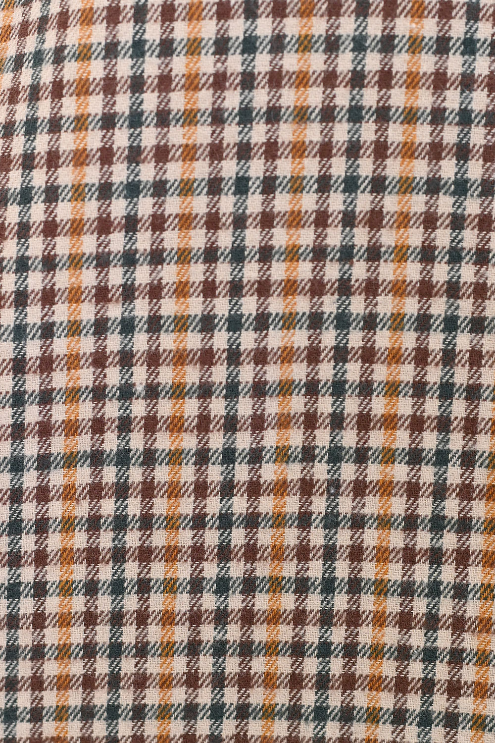 【no jean】両面起毛綾織チェックシャツワンピース