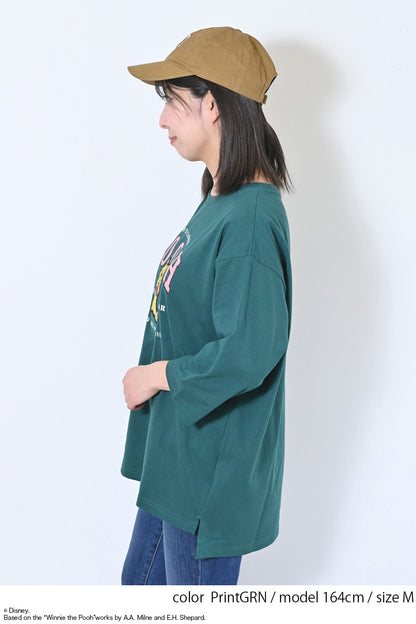 【Disney】ディズニー9分袖BIGTシャツ