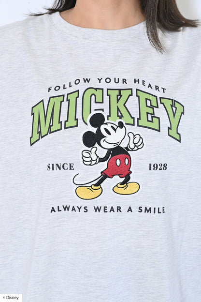 【Disney】ディズニー9分袖BIGTシャツ