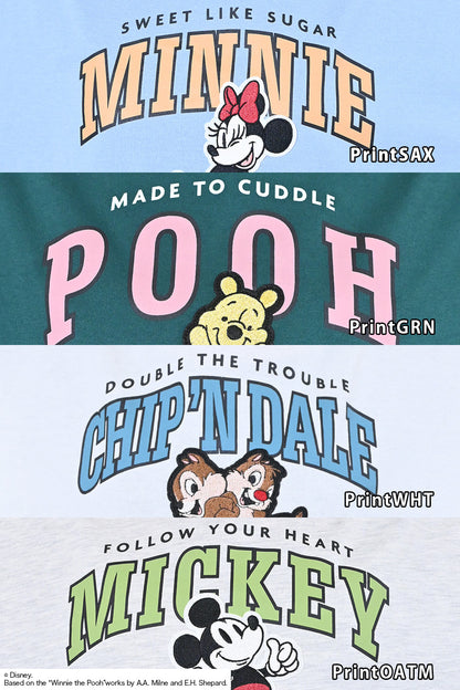 【Disney】ディズニー9分袖BIGTシャツ