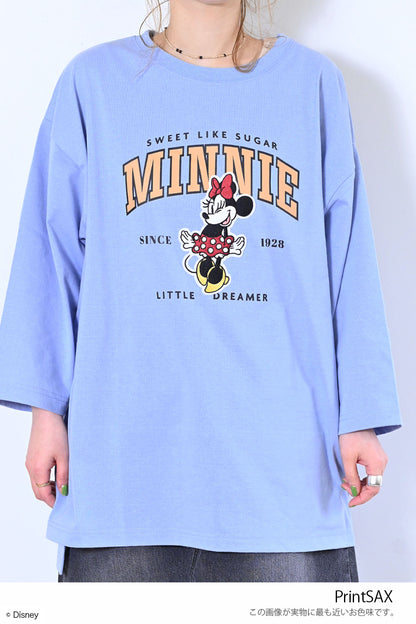 【Disney】ディズニー9分袖BIGTシャツ