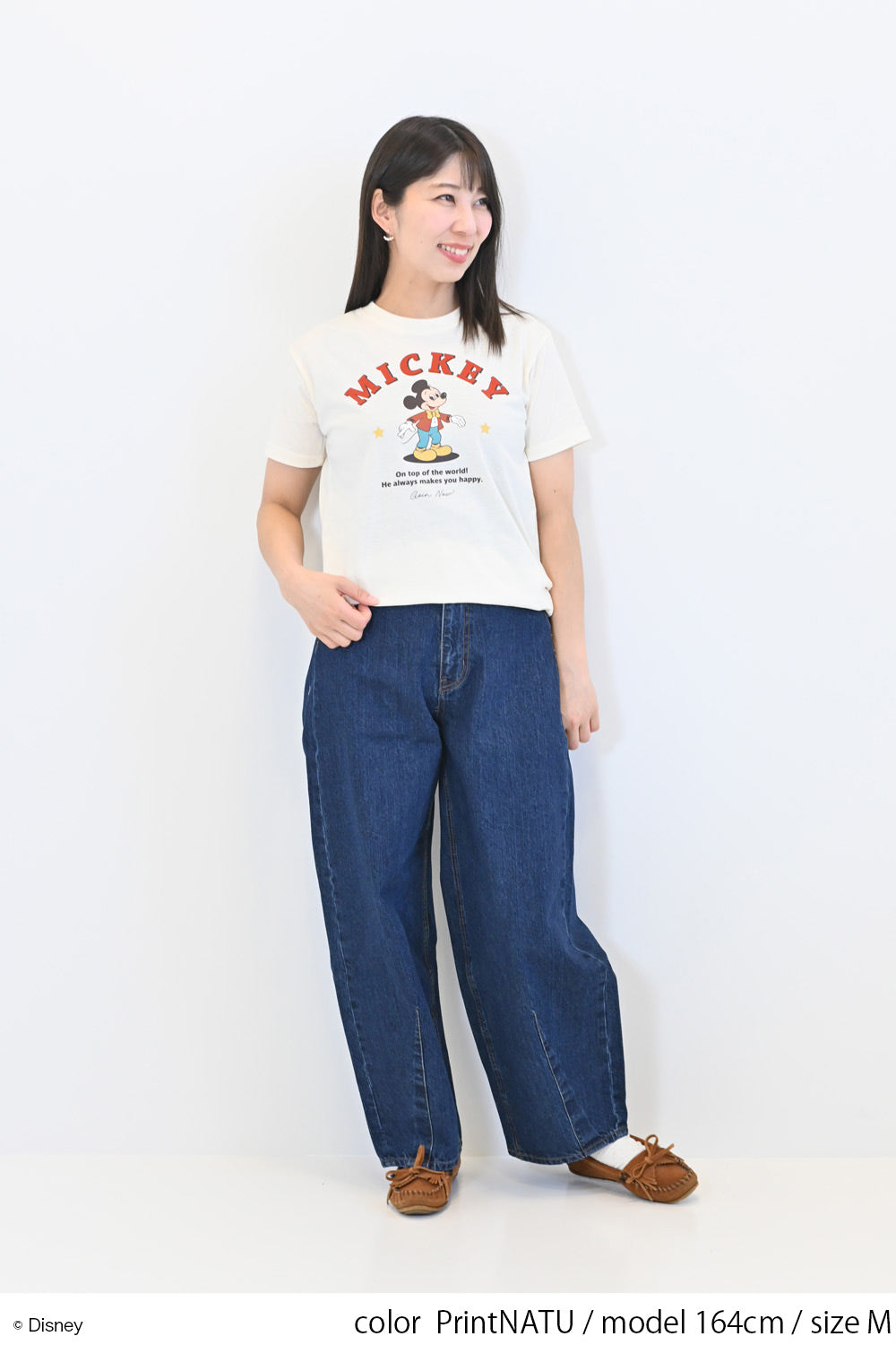 ≪SALE≫【Disney】Disney/Jersey Short Sleeve BOX TEE