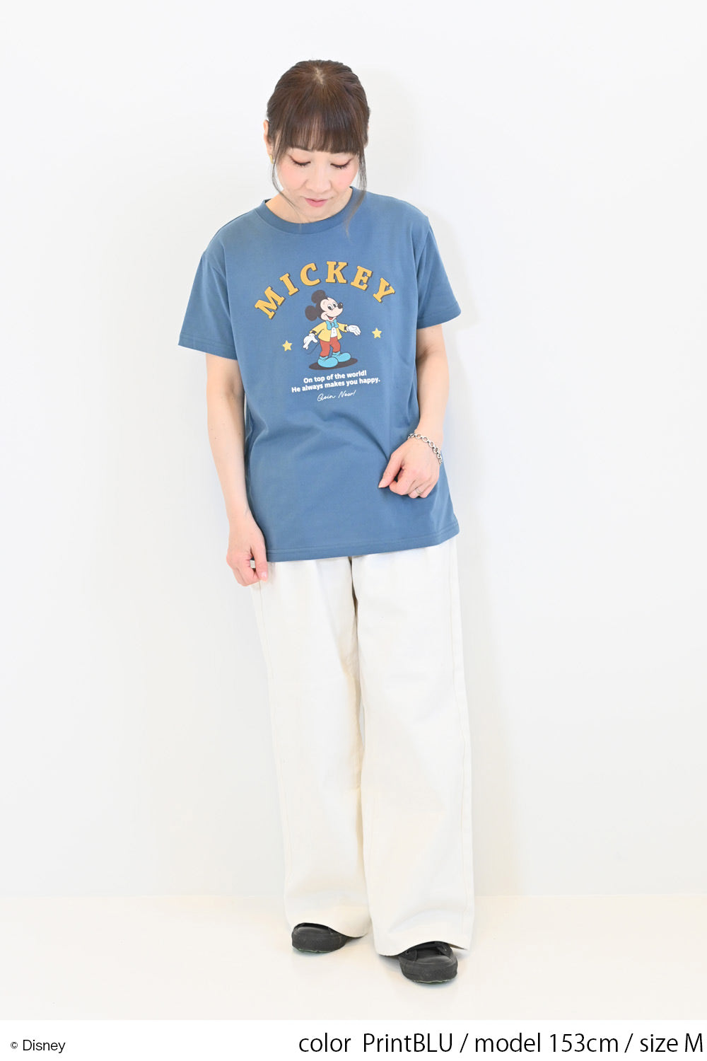 ≪SALE≫【Disney】Disney/Jersey Short Sleeve BOX TEE