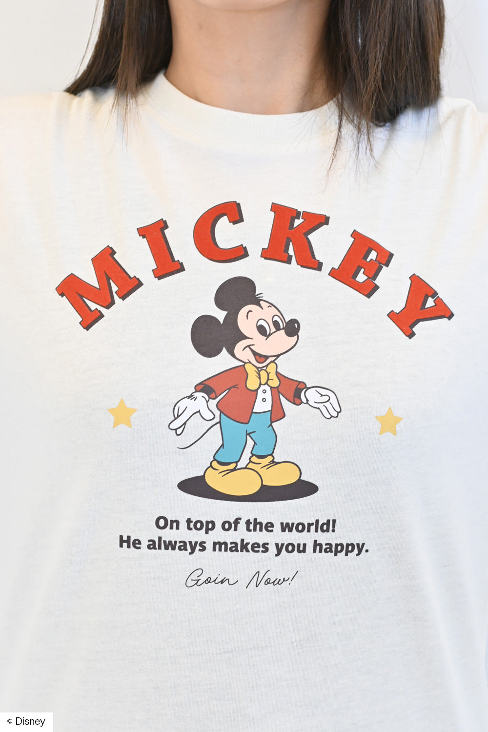 ≪SALE≫【Disney】Disney/Jersey Short Sleeve BOX TEE