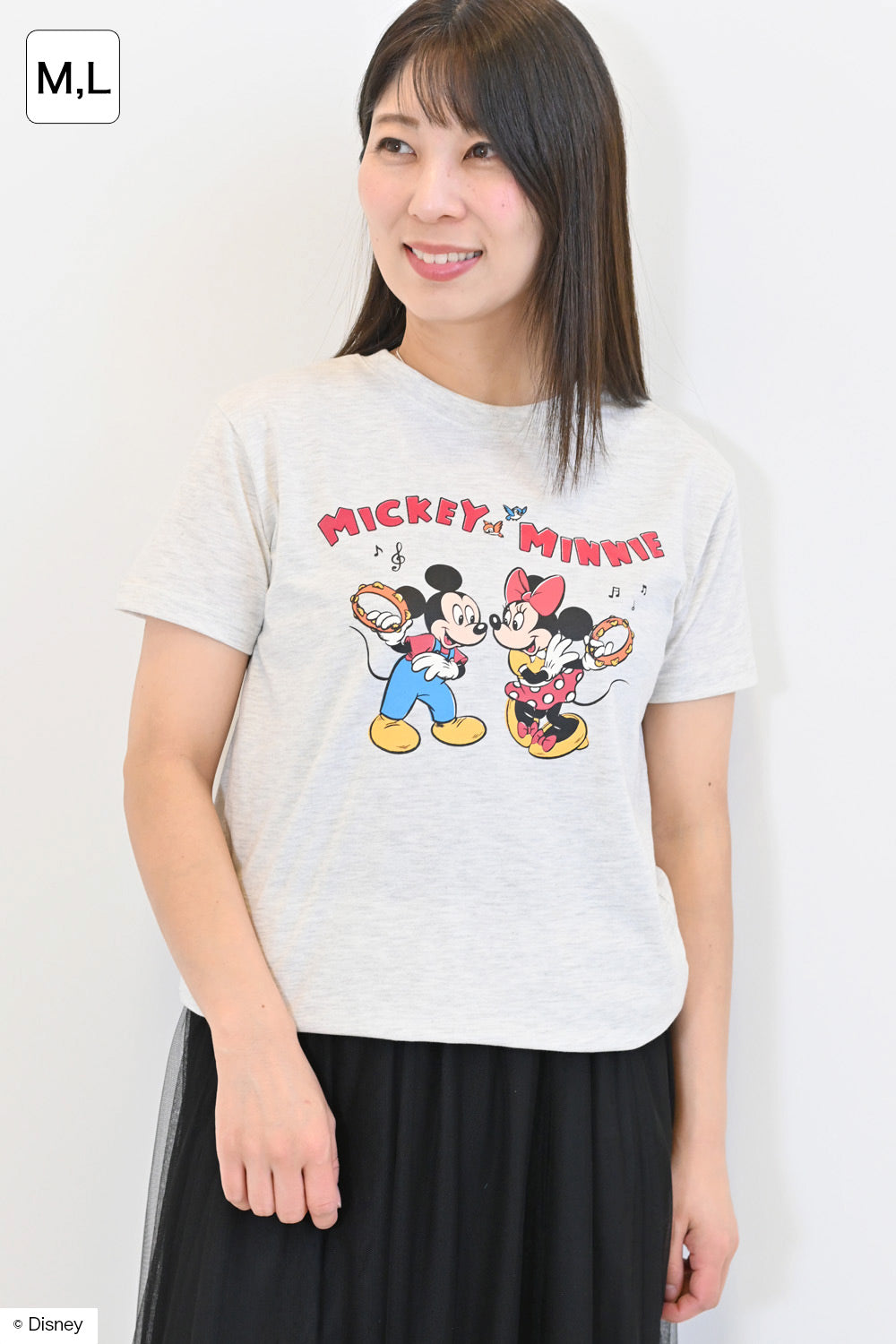 ≪SALE≫【Disney】Disney/Jersey Short Sleeve BOX TEE