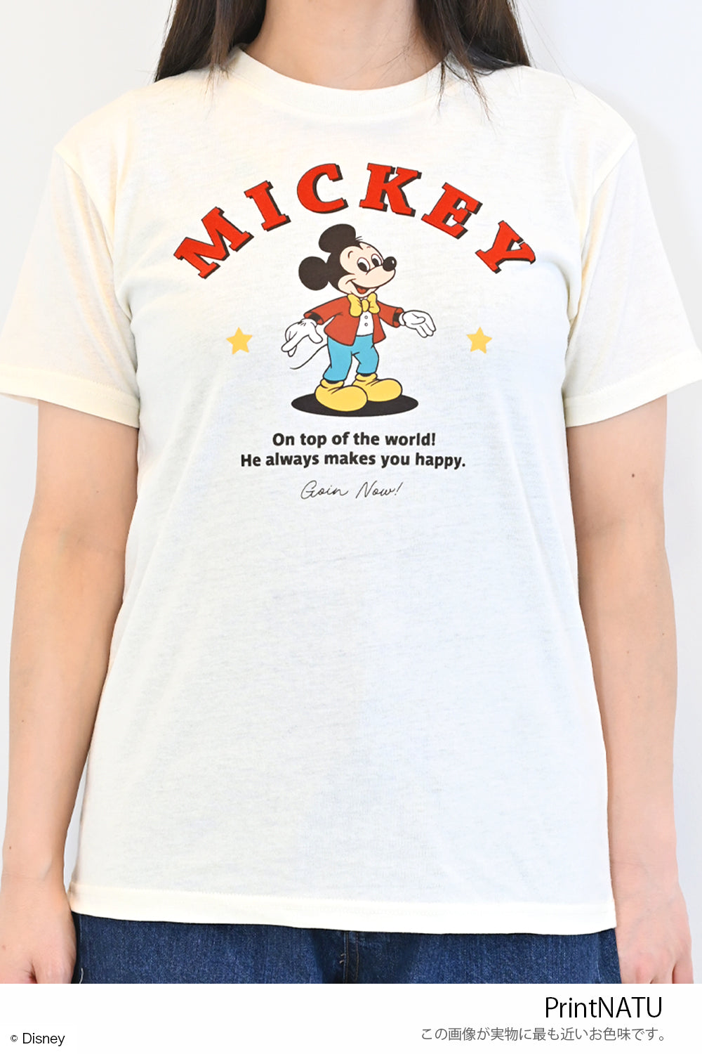 ≪SALE≫【Disney】Disney/Jersey Short Sleeve BOX TEE