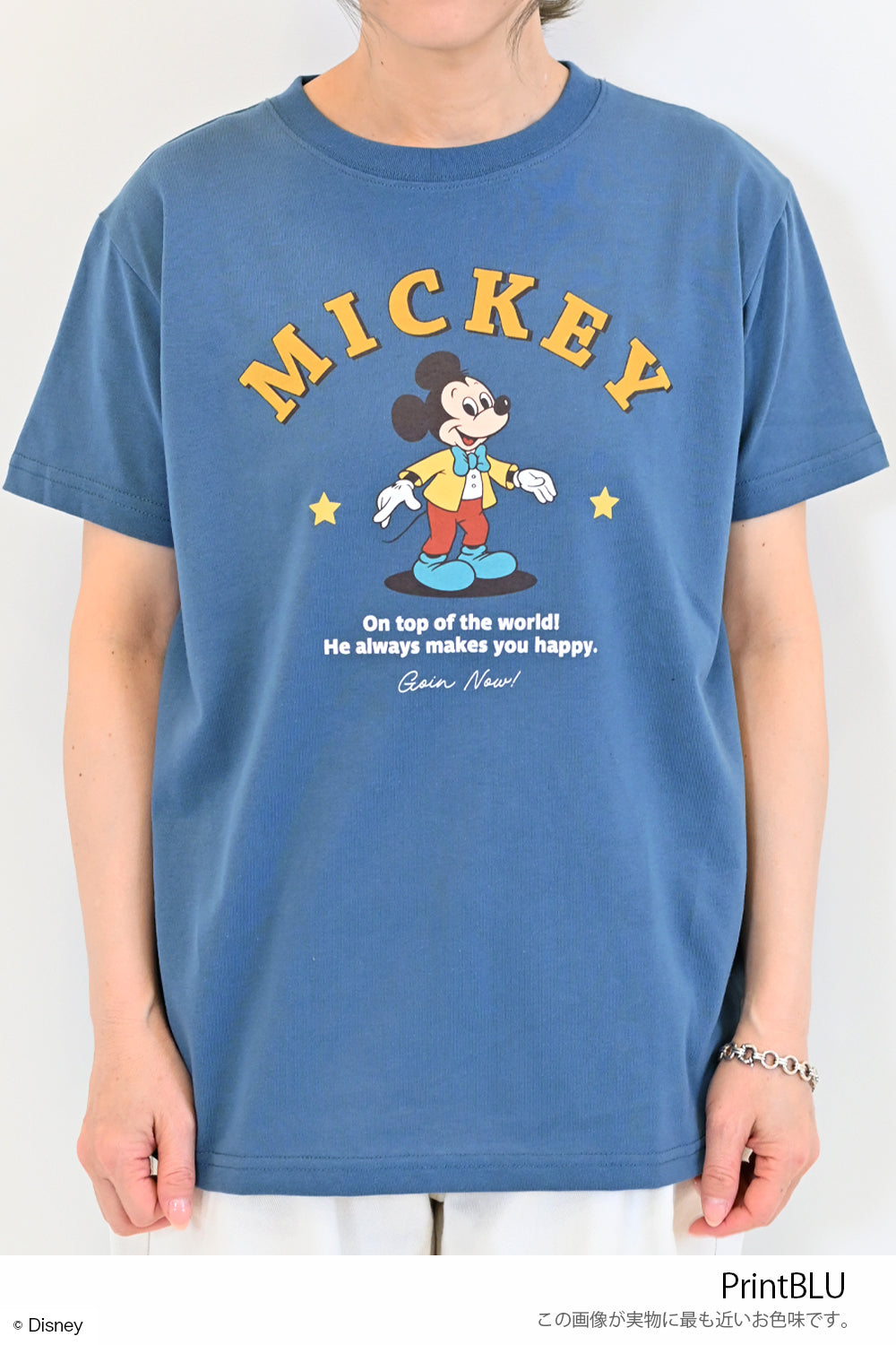 ≪SALE≫【Disney】Disney/Jersey Short Sleeve BOX TEE