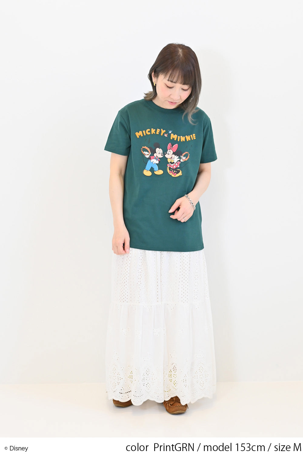 ≪SALE≫【Disney】Disney/Jersey Short Sleeve BOX TEE