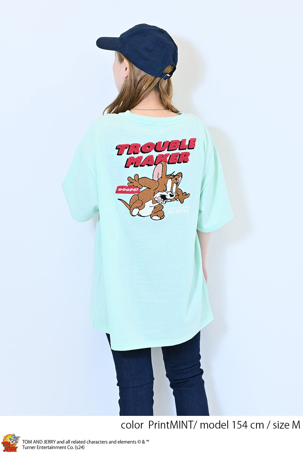 トムとジェリーサガラ刺繍半袖T