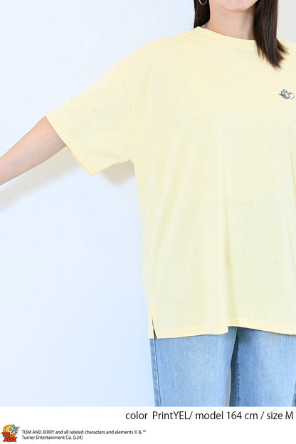 トムとジェリーサガラ刺繍半袖T