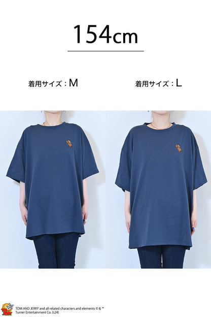 トムとジェリーサガラ刺繍半袖T