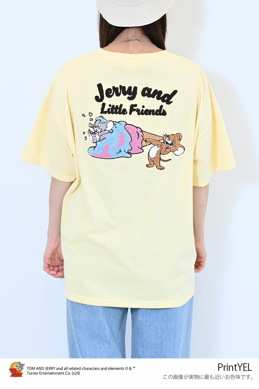 トムとジェリーサガラ刺繍半袖T