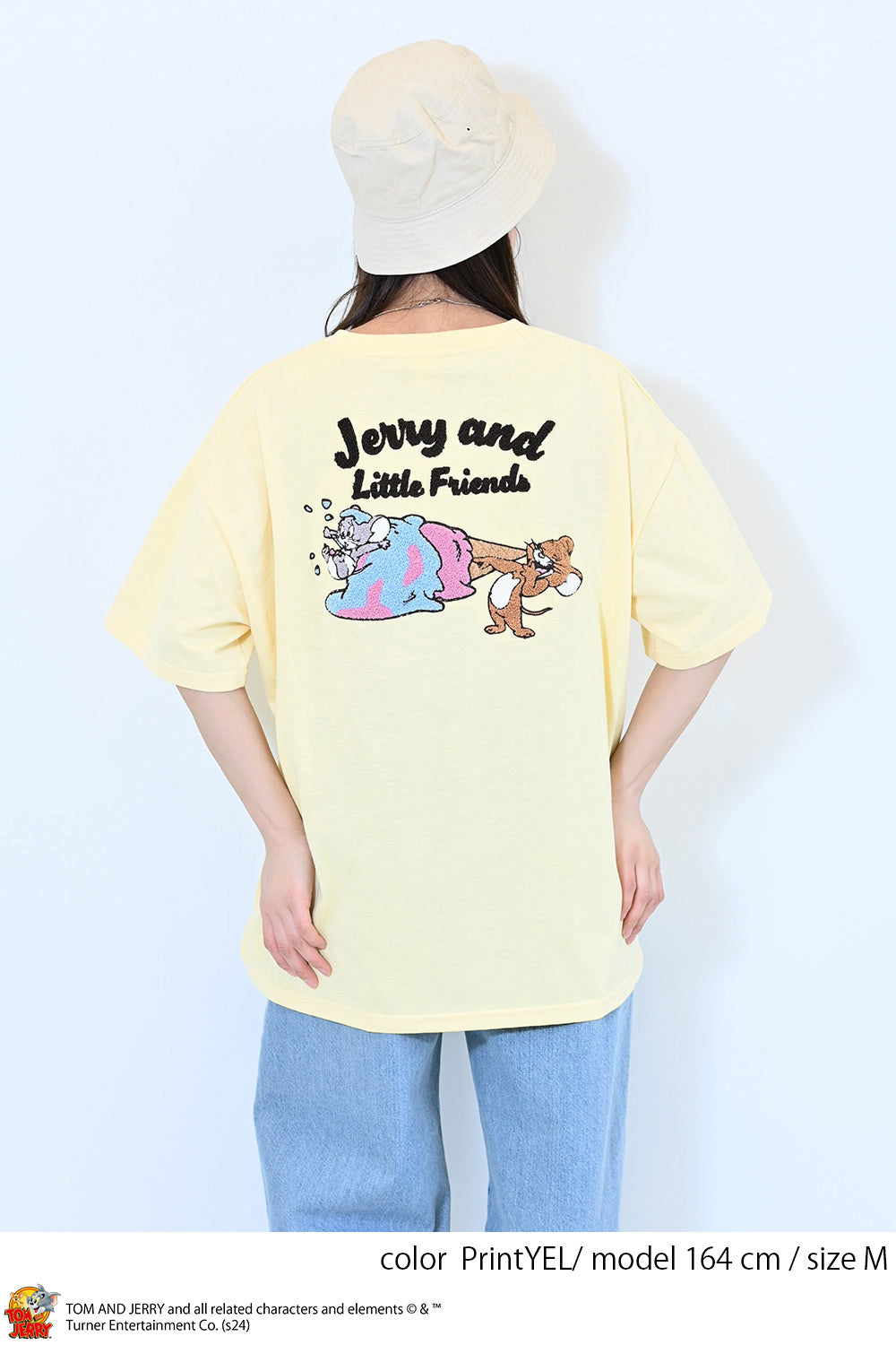 トムとジェリーサガラ刺繍半袖T