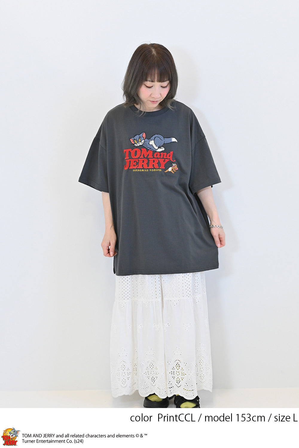 トムとジェリー総刺繍半袖TEE – HEART MARKET