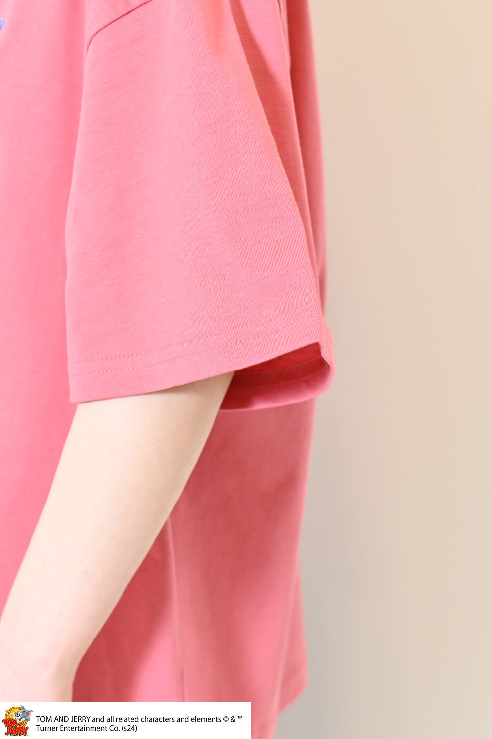 ≪SALE≫Tom and Jerry Jersey Short Sleeve Wide Tee