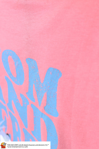 ≪SALE≫Tom and Jerry Jersey Short Sleeve Wide Tee