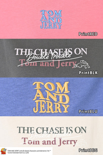 ≪SALE≫Tom and Jerry Jersey Short Sleeve Wide Tee