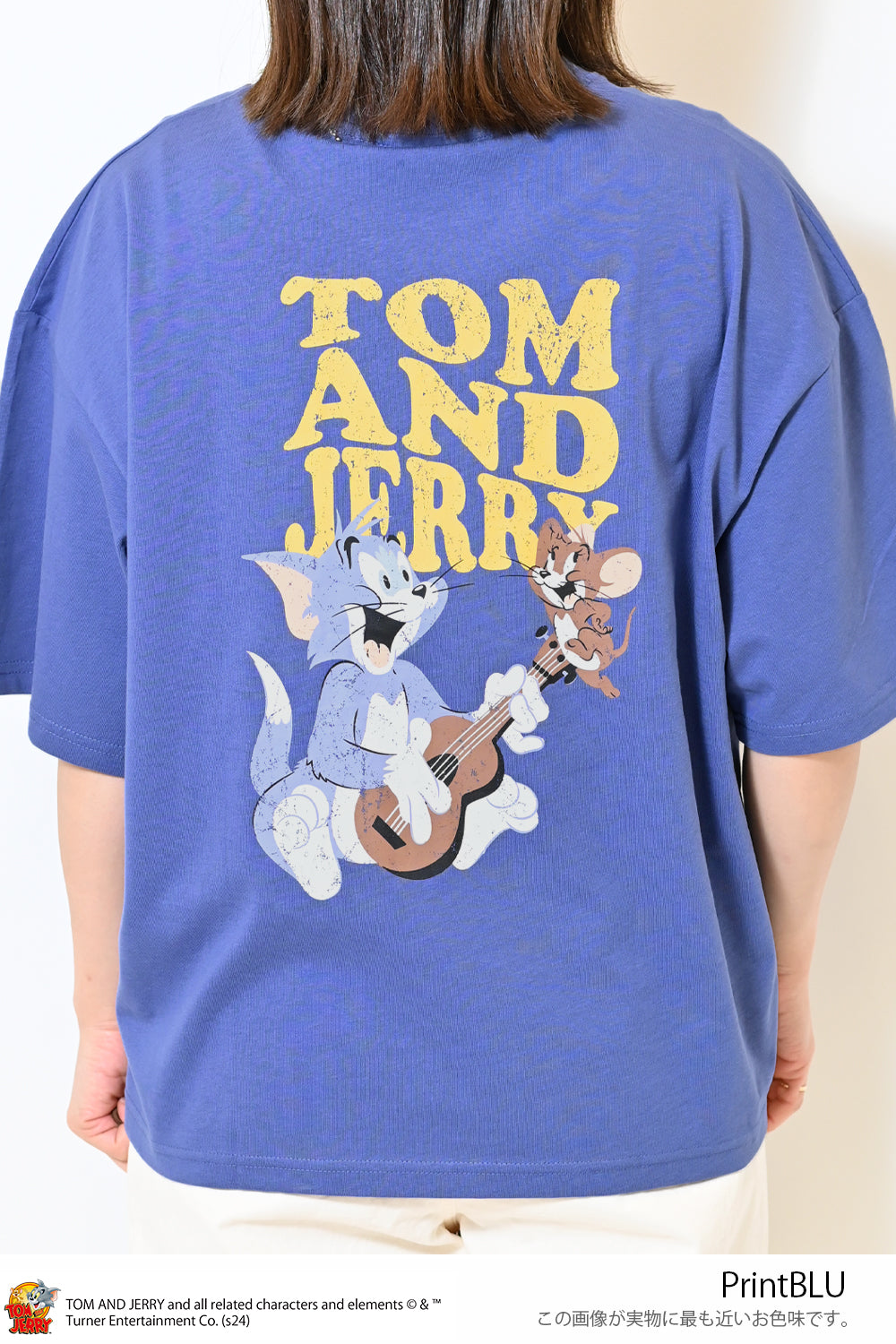 ≪SALE≫Tom and Jerry Jersey Short Sleeve Wide Tee