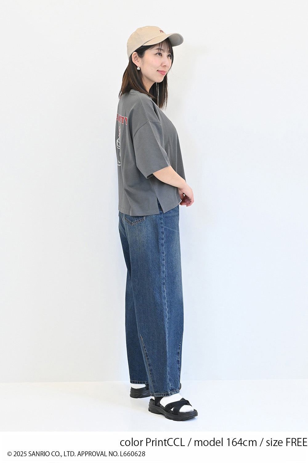 ≪SALE≫ハローキティ刺繍半袖バックプリントTee – HEART MARKET