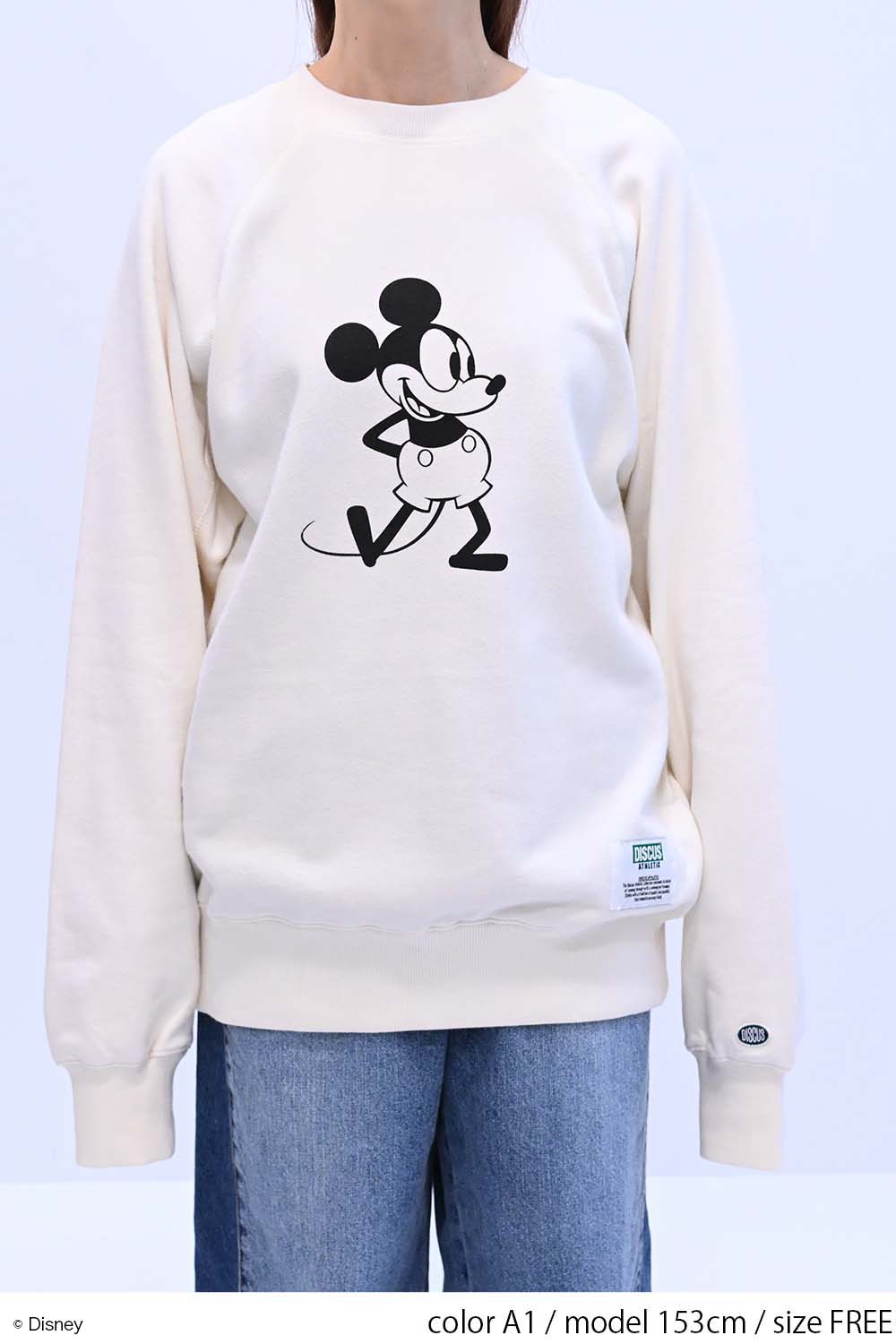 ≪SALE≫【DISCUS】DISCUS/ディズニー/ラグランスウェット – HEART MARKET