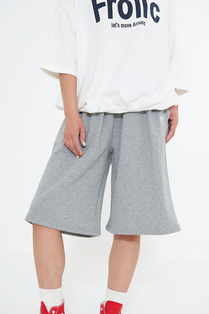 DISCUS 裏毛タックハーフパンツ