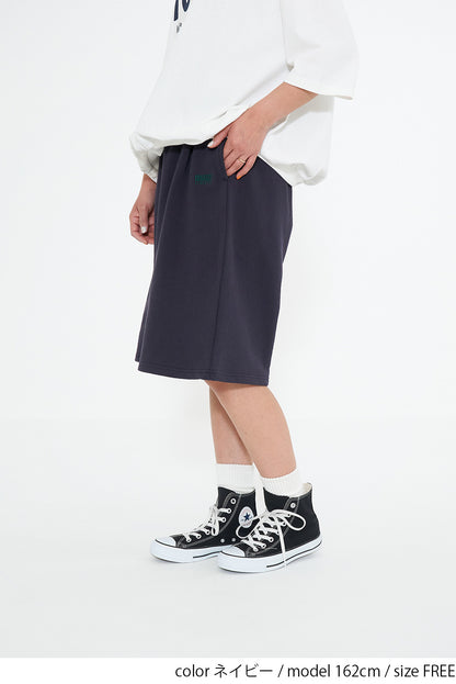DISCUS 裏毛タックハーフパンツ