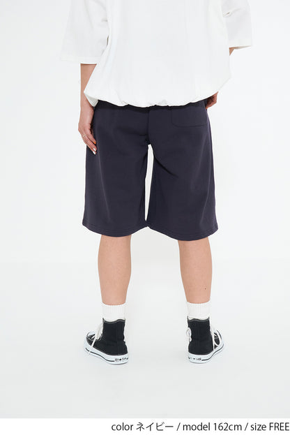DISCUS 裏毛タックハーフパンツ
