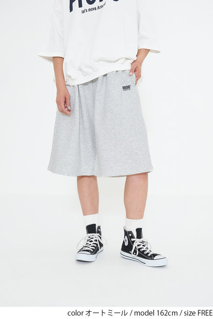 DISCUS 裏毛タックハーフパンツ