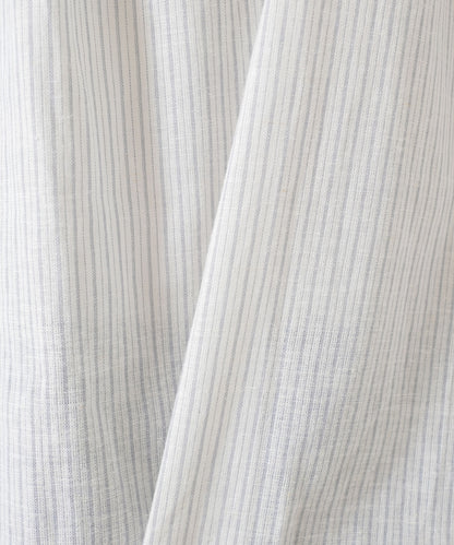 Cotton-linen short-sleeve shirt