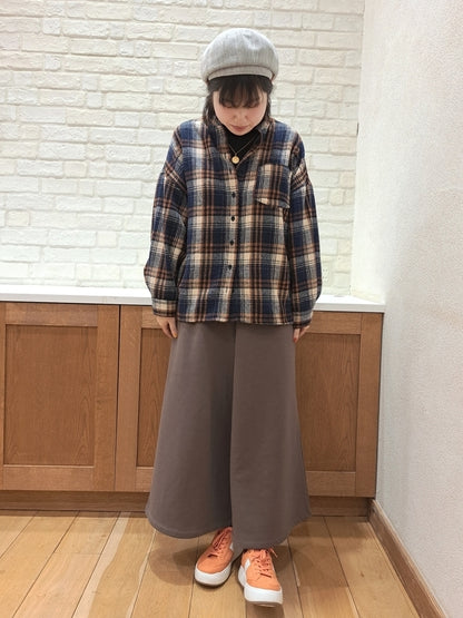 ≪SALE≫★Not Public for Autumn/Winter Sale Items★Warm Fleece Check Shirt