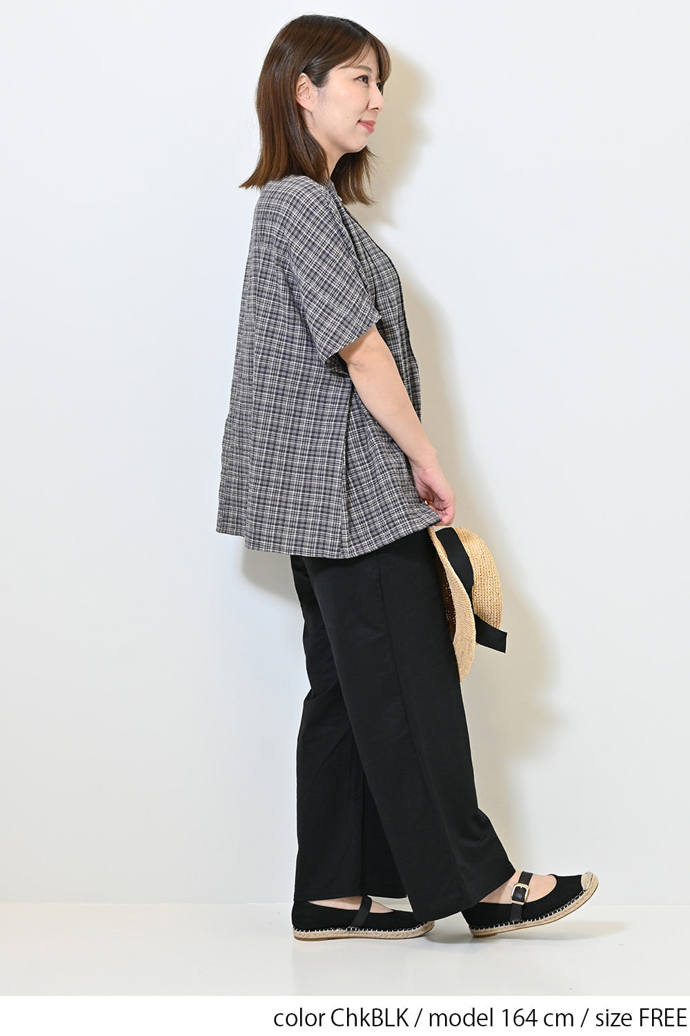 ChkBLK / 164cm / FREE